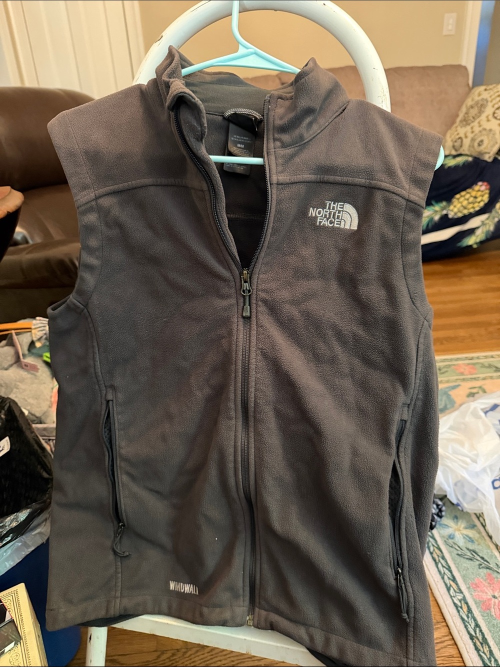The North Face Brown Fleece Jacket Vest